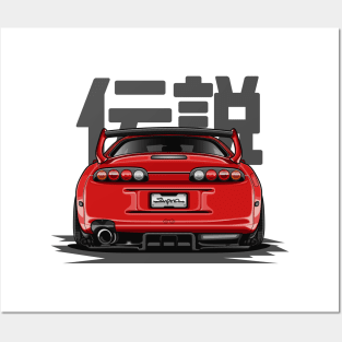The Legend Supra MK-4 (Red Candy) Posters and Art